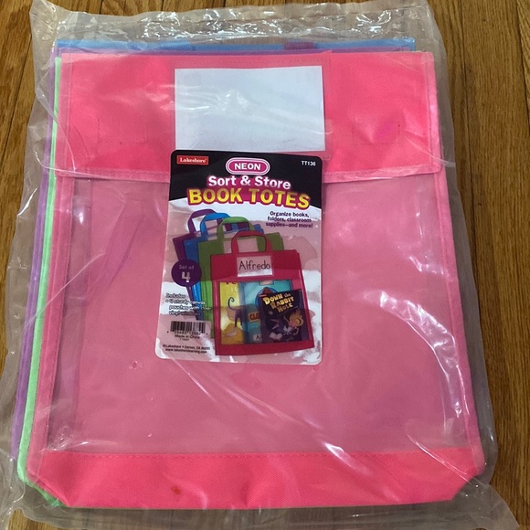 NWT -4 book totes - Picture 2 of 3